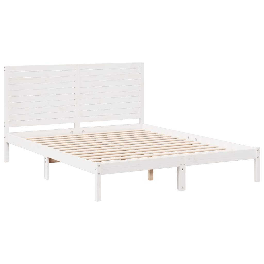 Giroletto Extra Lungo senza Materasso Bianco 140x210cm Massello