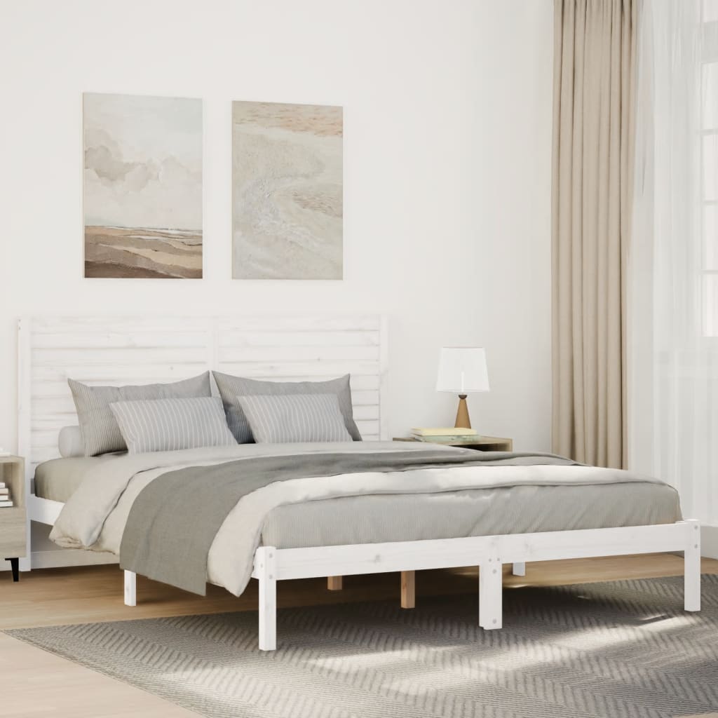 Giroletto Extra Lungo senza Materasso Bianco 140x210cm Massello