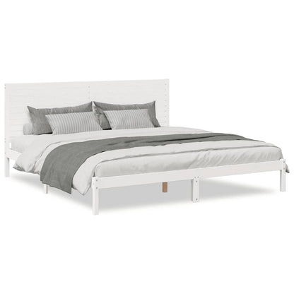 Giroletto Extra Lungo senza Materasso Bianco 180x210cm Massello