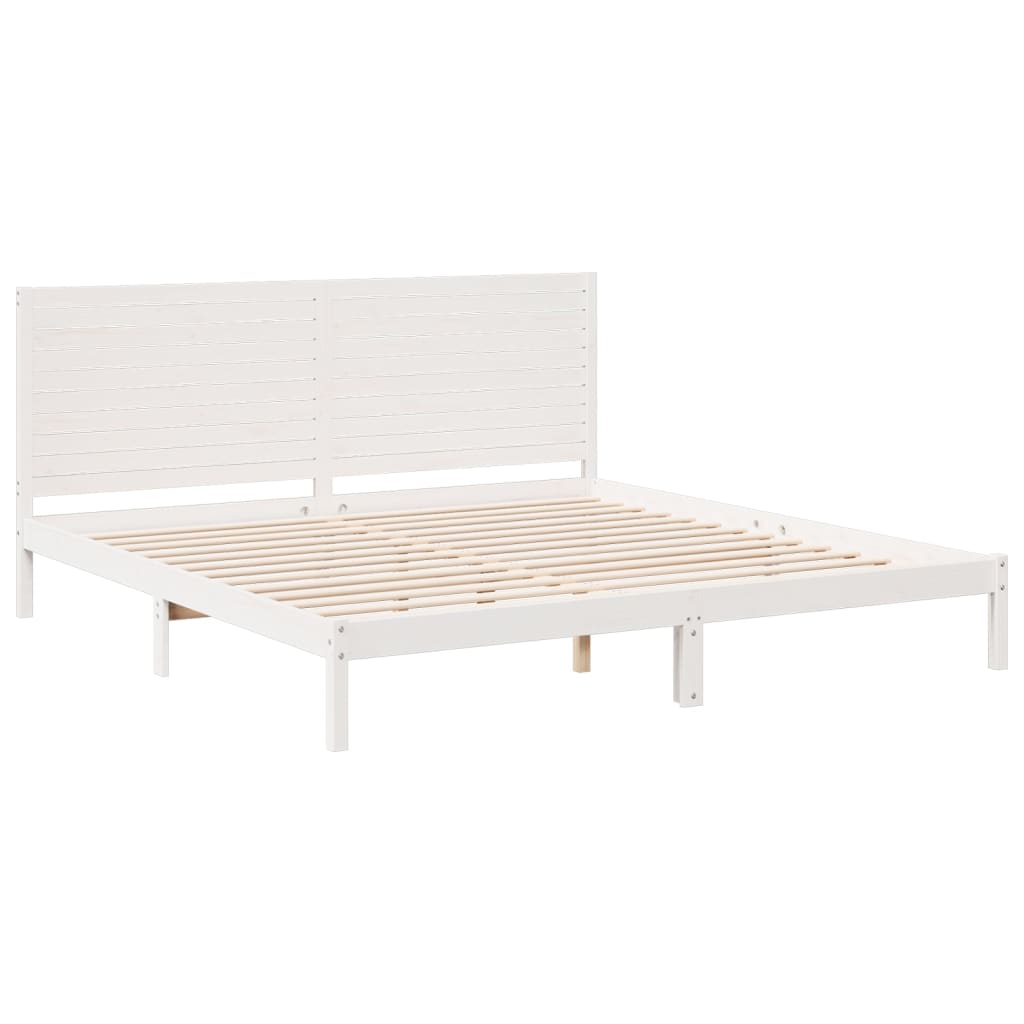 Giroletto Extra Lungo senza Materasso Bianco 180x210cm Massello