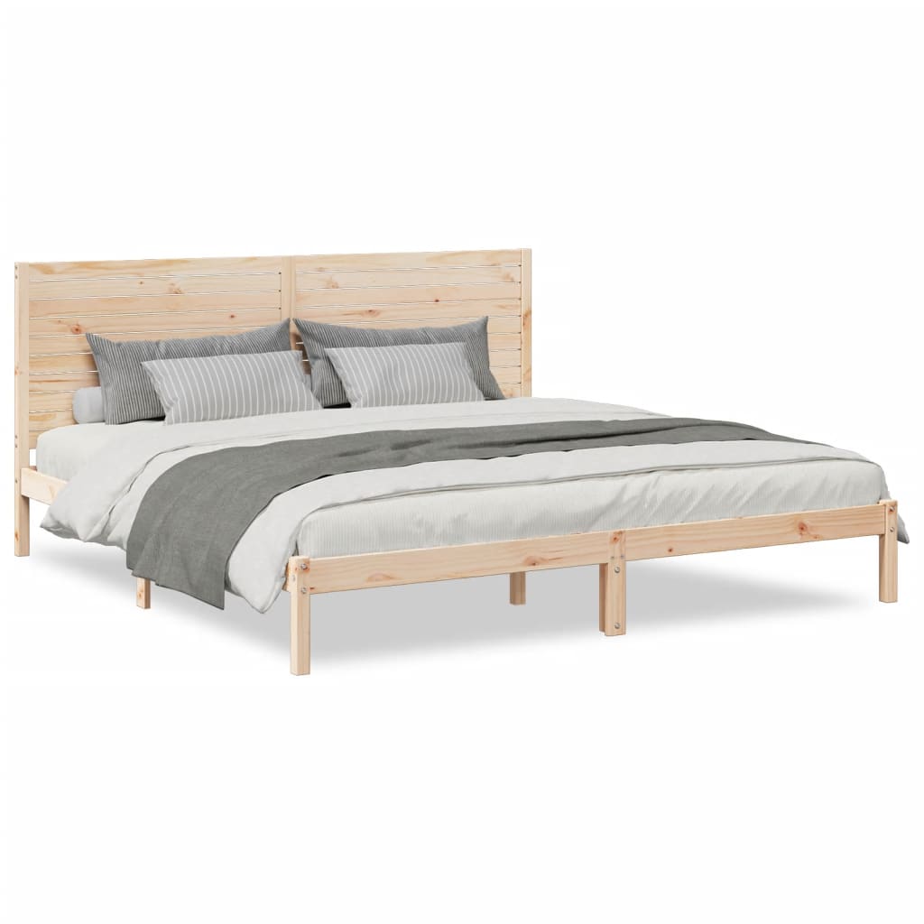 Giroletto Extra Lungo senza Materasso 200x210 cm Legno Massello