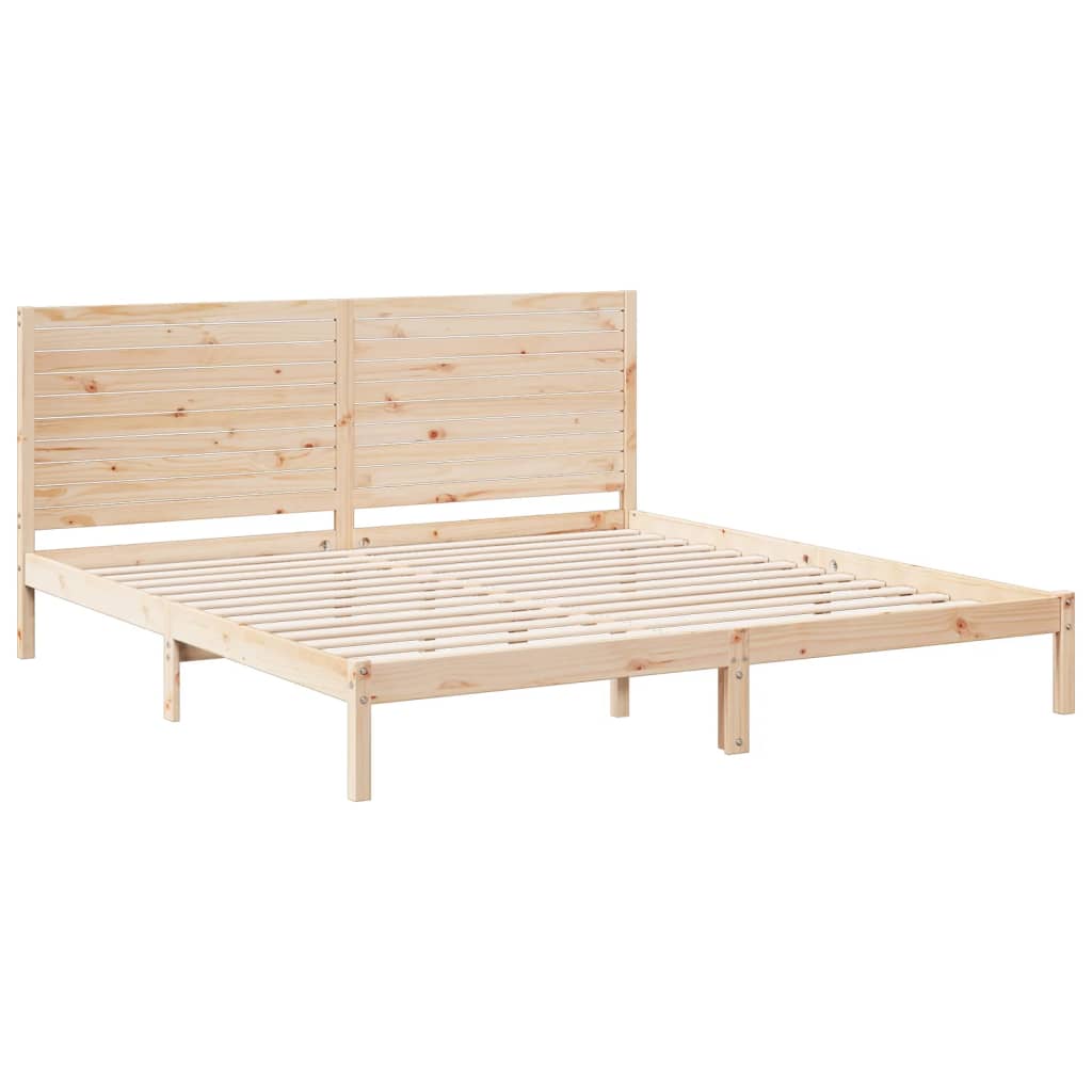 Giroletto Extra Lungo senza Materasso 200x210 cm Legno Massello