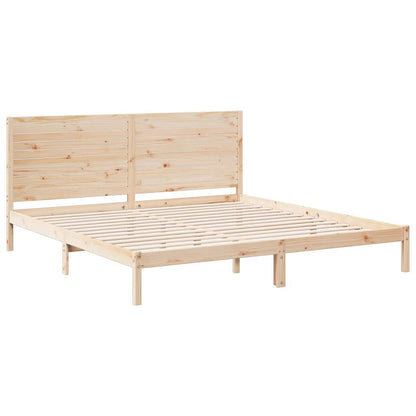 Giroletto Extra Lungo senza Materasso 200x210 cm Legno Massello