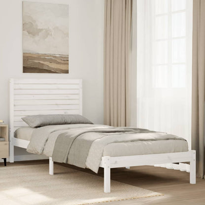 Giroletto Extra Lungo senza Materasso Bianco 90x220 cm Massello