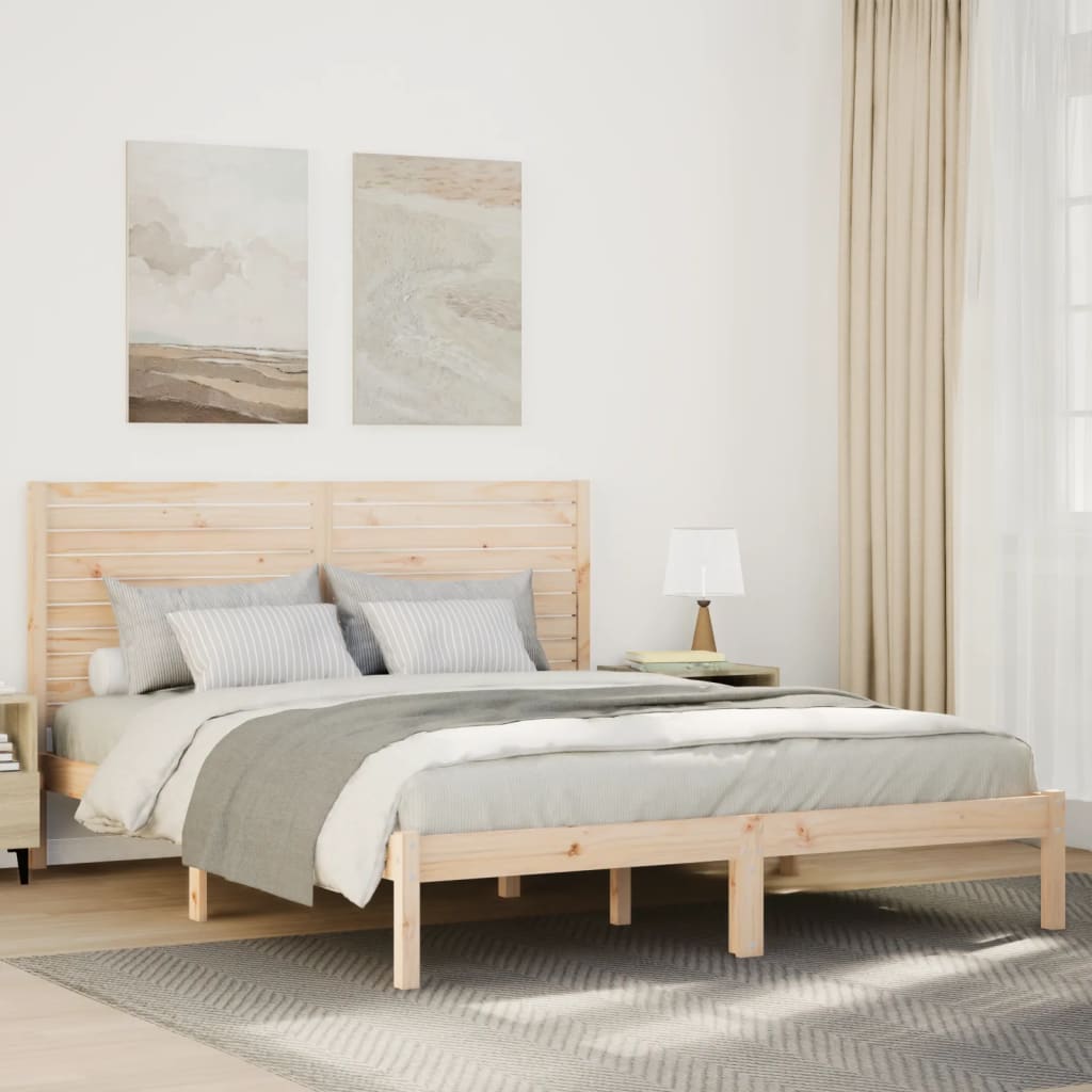 Giroletto Extra Lungo senza Materasso 140x220 cm Legno Massello
