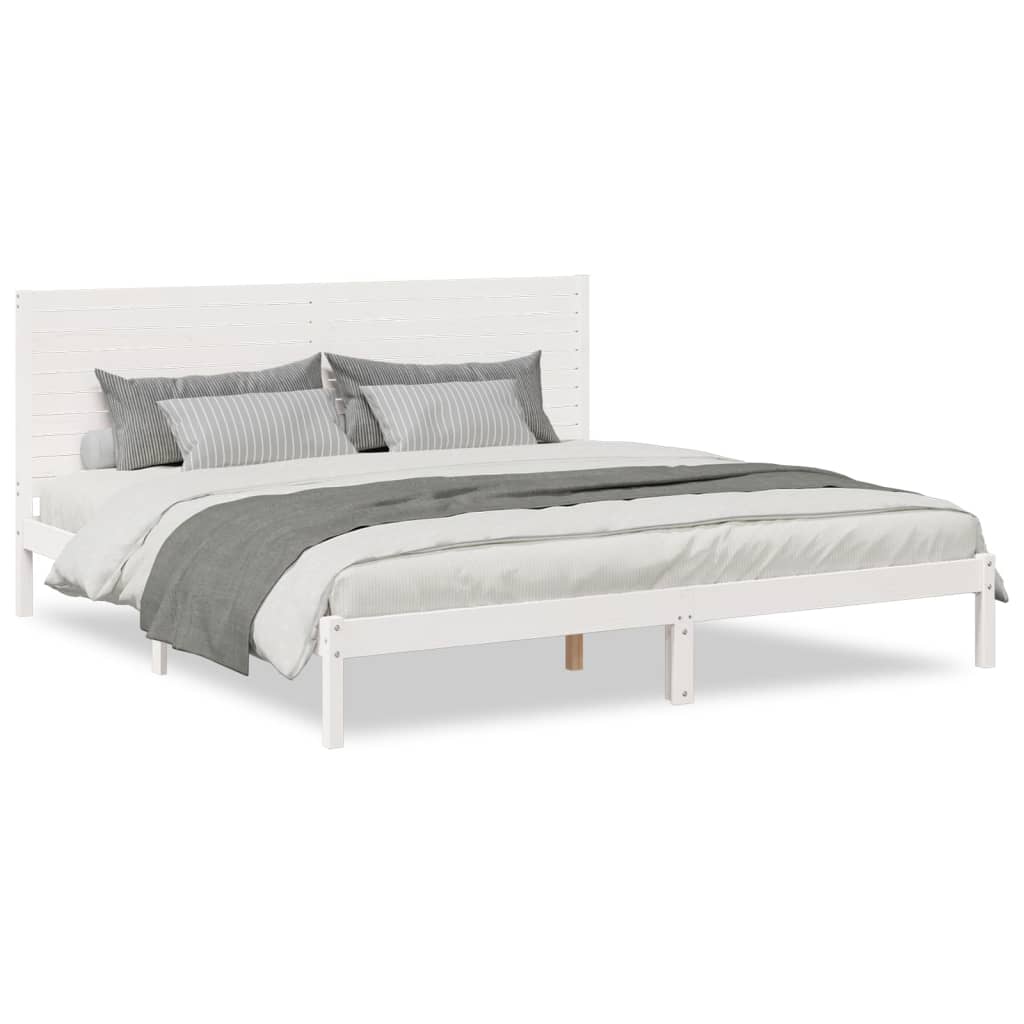Giroletto Extra Lungo senza Materasso Bianco 180x220cm Massello