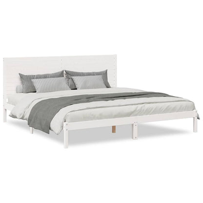 Giroletto Extra Lungo senza Materasso Bianco 180x220cm Massello