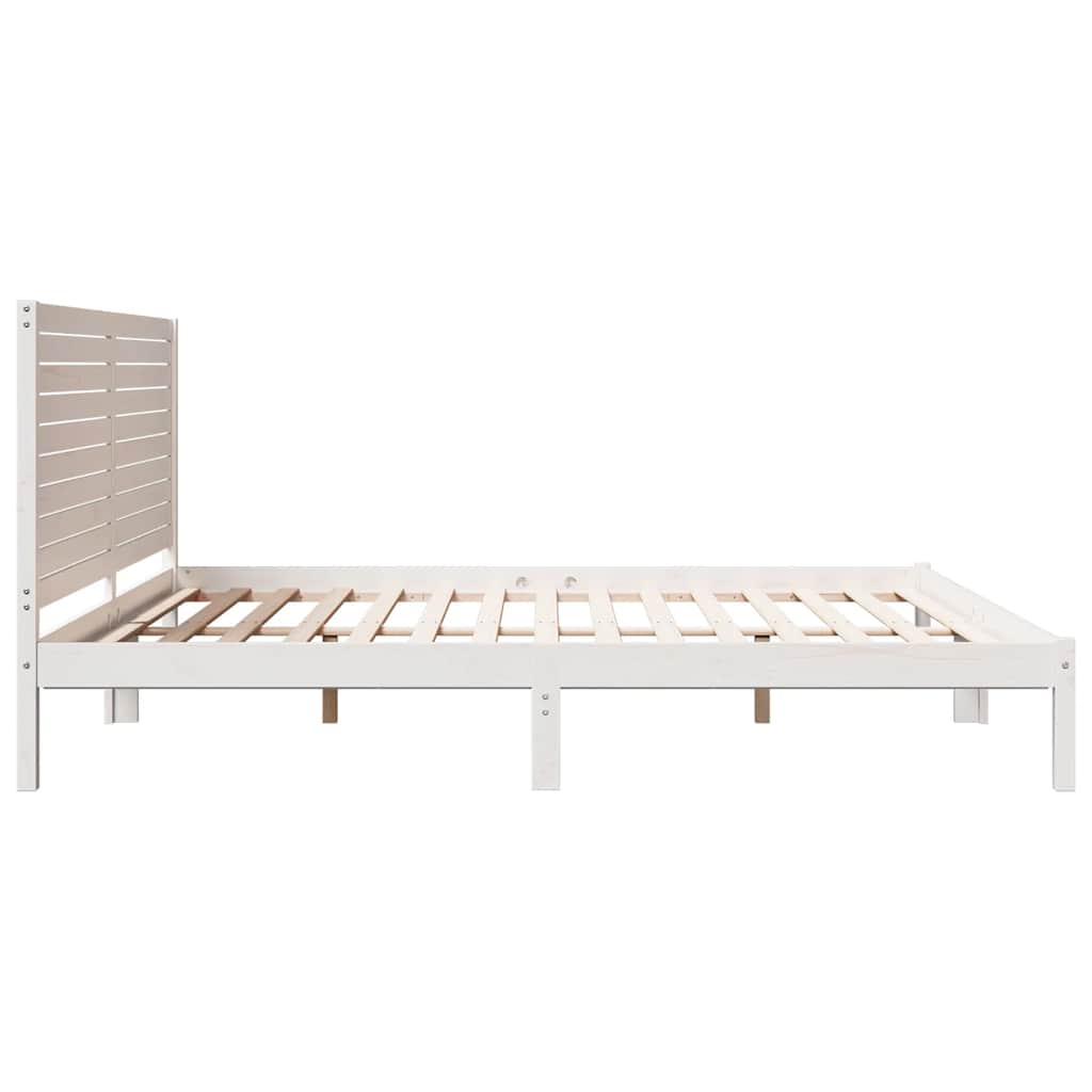 Giroletto Extra Lungo senza Materasso Bianco 200x220cm Massello
