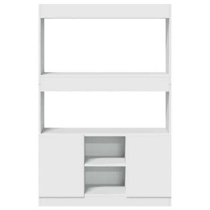 Credenza Bianca 92x33x140 cm in Truciolato