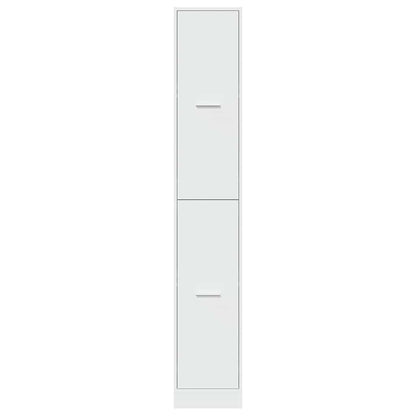 Mobiletto da Farmacia Bianco 30x41x174,5 cm Legno Agglomerato