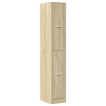Armadietto da Farmacia Rovere Sonoma 30x41x174,5 cm Truciolato