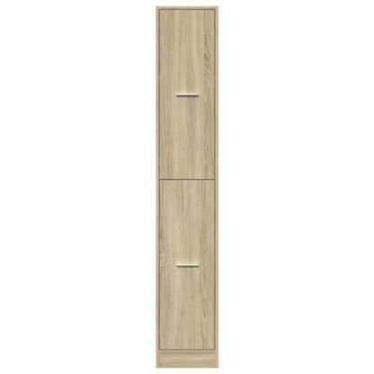 Armadietto da Farmacia Rovere Sonoma 30x41x174,5 cm Truciolato
