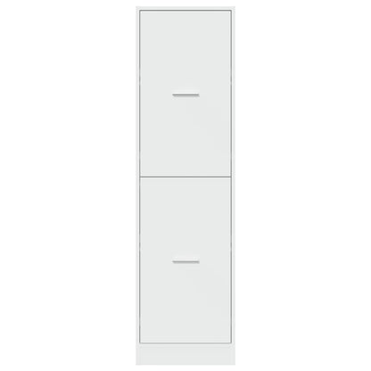 Armadietto da Farmacia Bianco 40x41x144,5 cm in Truciolato