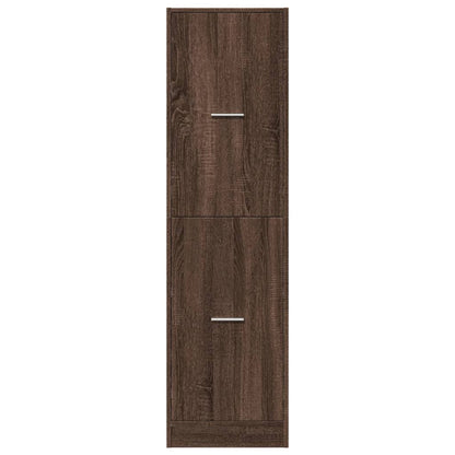 Armadietto da Farmacia Rovere Marrone 40x41x144,5 cm Truciolato