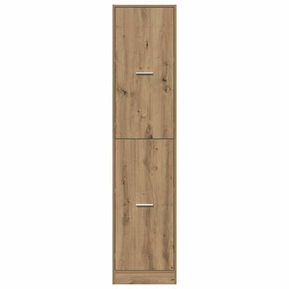 Armadietto da Farmacia Rovere 40x41x174,5 cm in Truciolato