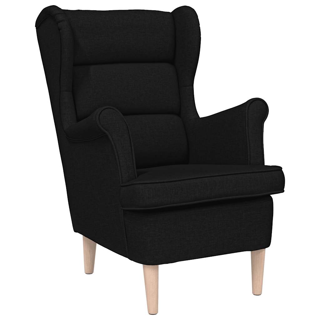 Poltrona Nera 74x84x100 cm in Tessuto