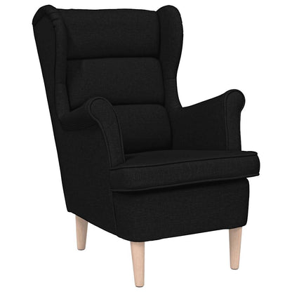 Poltrona Nera 74x84x100 cm in Tessuto
