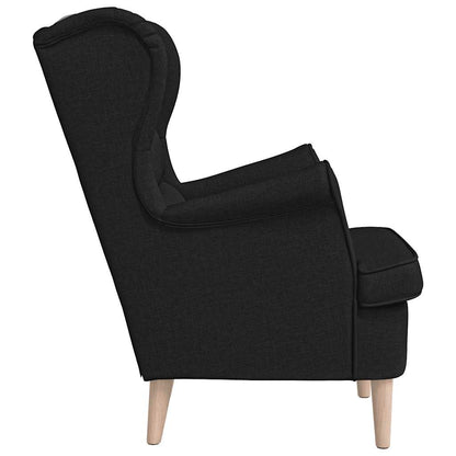 Poltrona Nera 74x84x100 cm in Tessuto