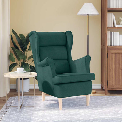 Poltrona Verde Scuro 74x84x100 cm in Tessuto