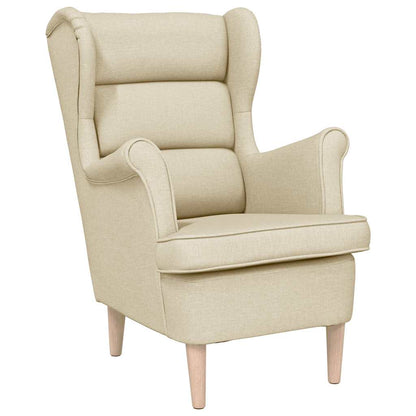 Poltrona Crema 74x84x100 cm in Tessuto