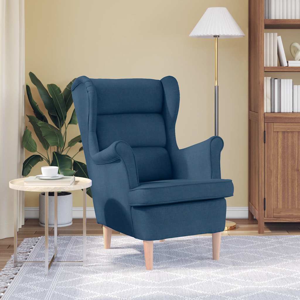 Poltrona Blu 74x84x100 cm in Tessuto