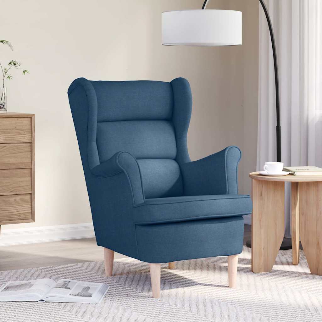 Poltrona Blu 74x84x100 cm in Tessuto