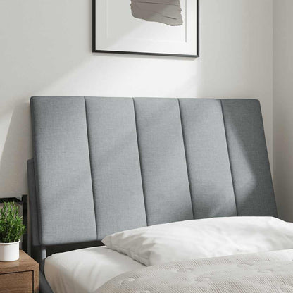 Cuscino Testiera Hanko Grigio Chiaro 80 cm in Tessuto