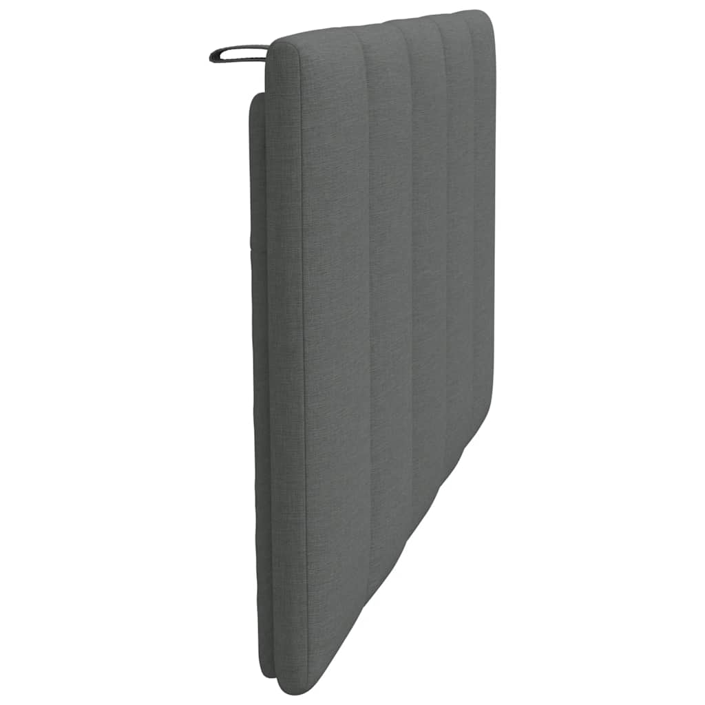 Cuscino Testiera Hanko Grigio Scuro 80 cm in Tessuto