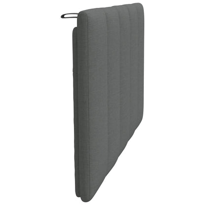 Cuscino Testiera Hanko Grigio Scuro 80 cm in Tessuto
