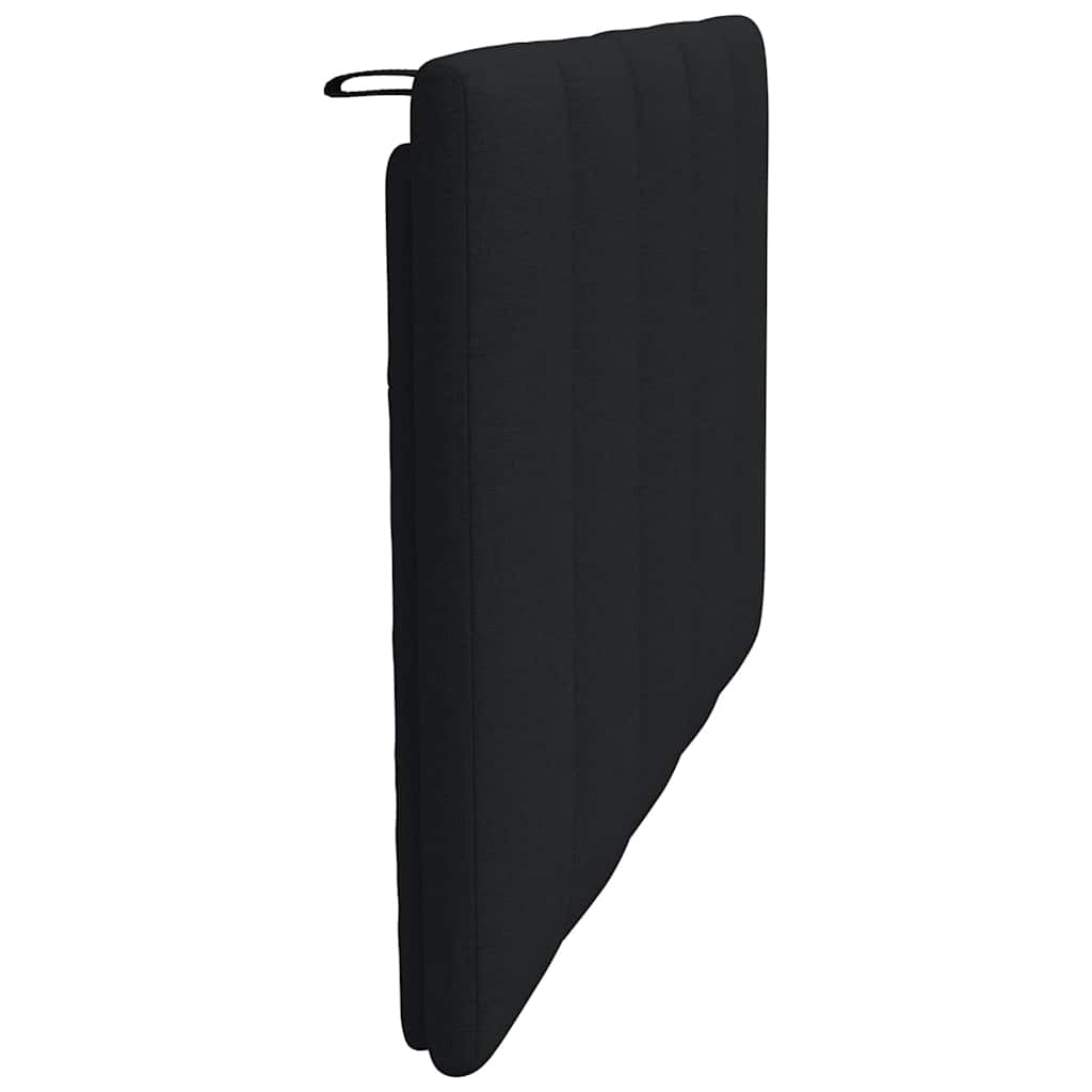 Cuscino Testiera Hanko Nero 80 cm in Tessuto