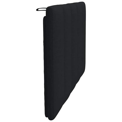 Cuscino Testiera Hanko Nero 80 cm in Tessuto