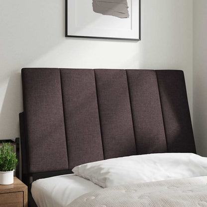 Cuscino Testiera Hanko Marrone Scuro 80 cm in Tessuto