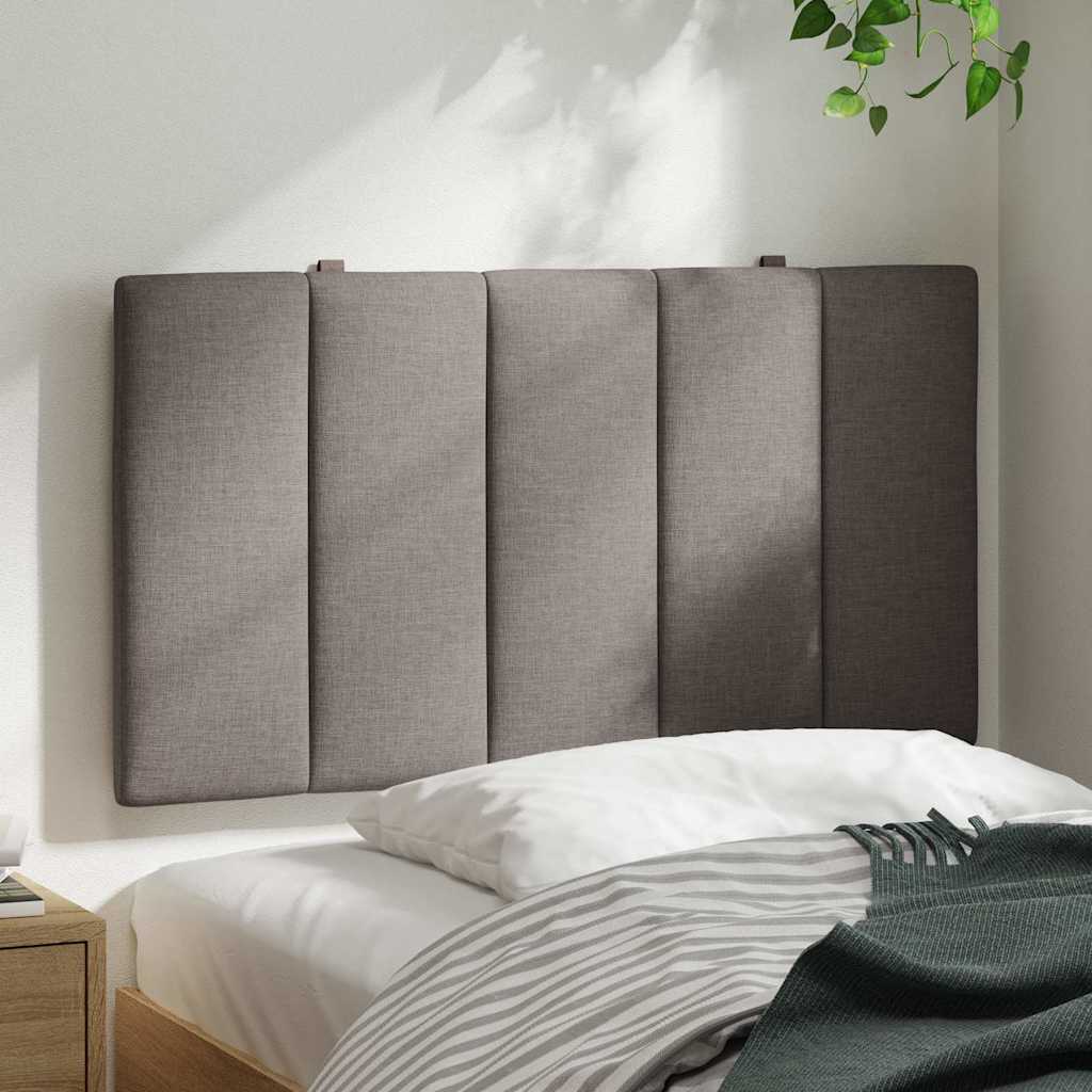 Cuscino Testiera Hanko Tortora 80 cm in Tessuto