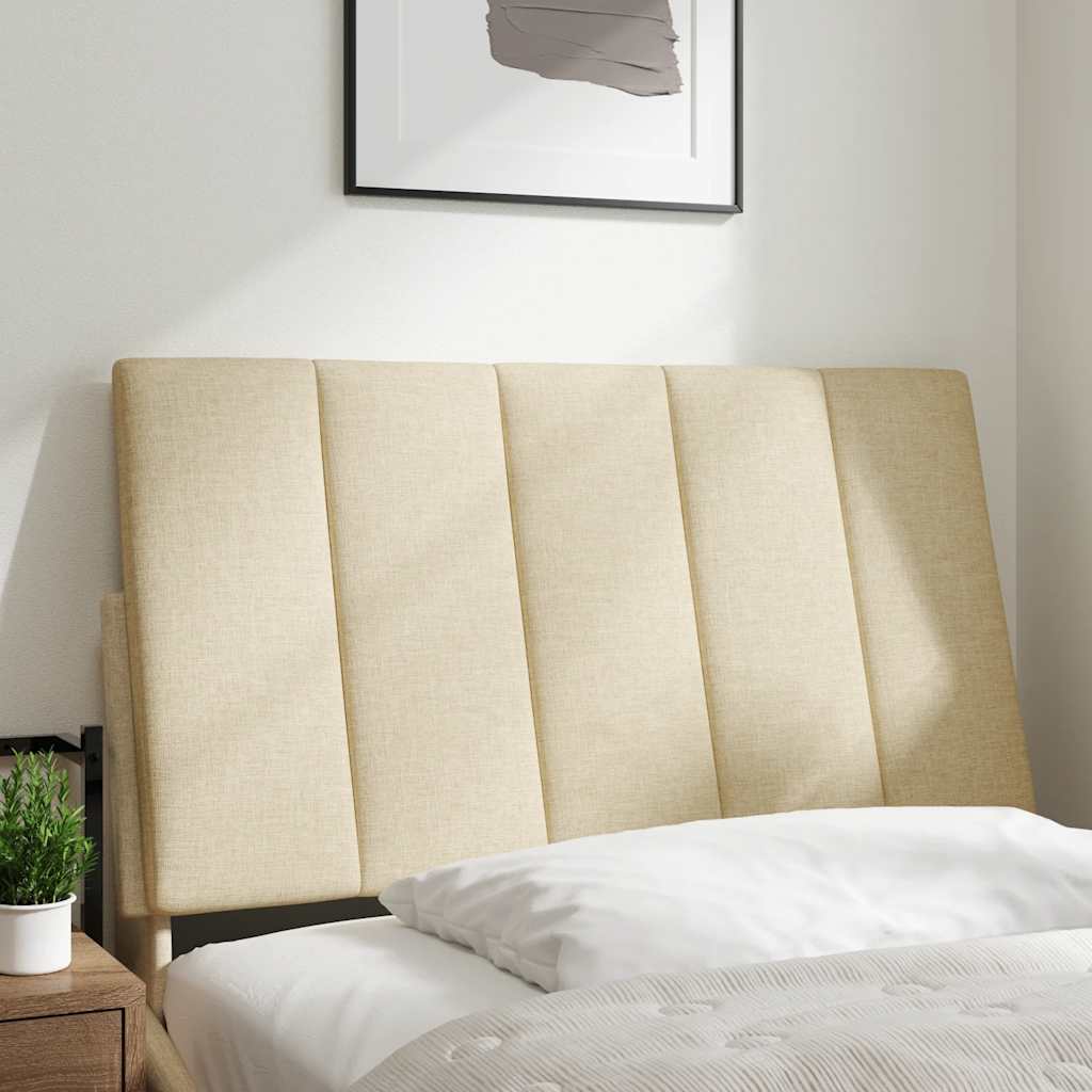 Cuscino Testiera Hanko Crema 80 cm in Tessuto