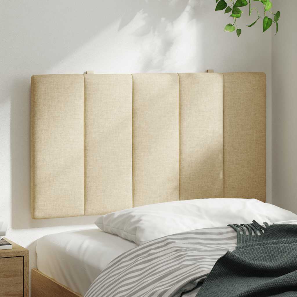 Cuscino Testiera Hanko Crema 80 cm in Tessuto