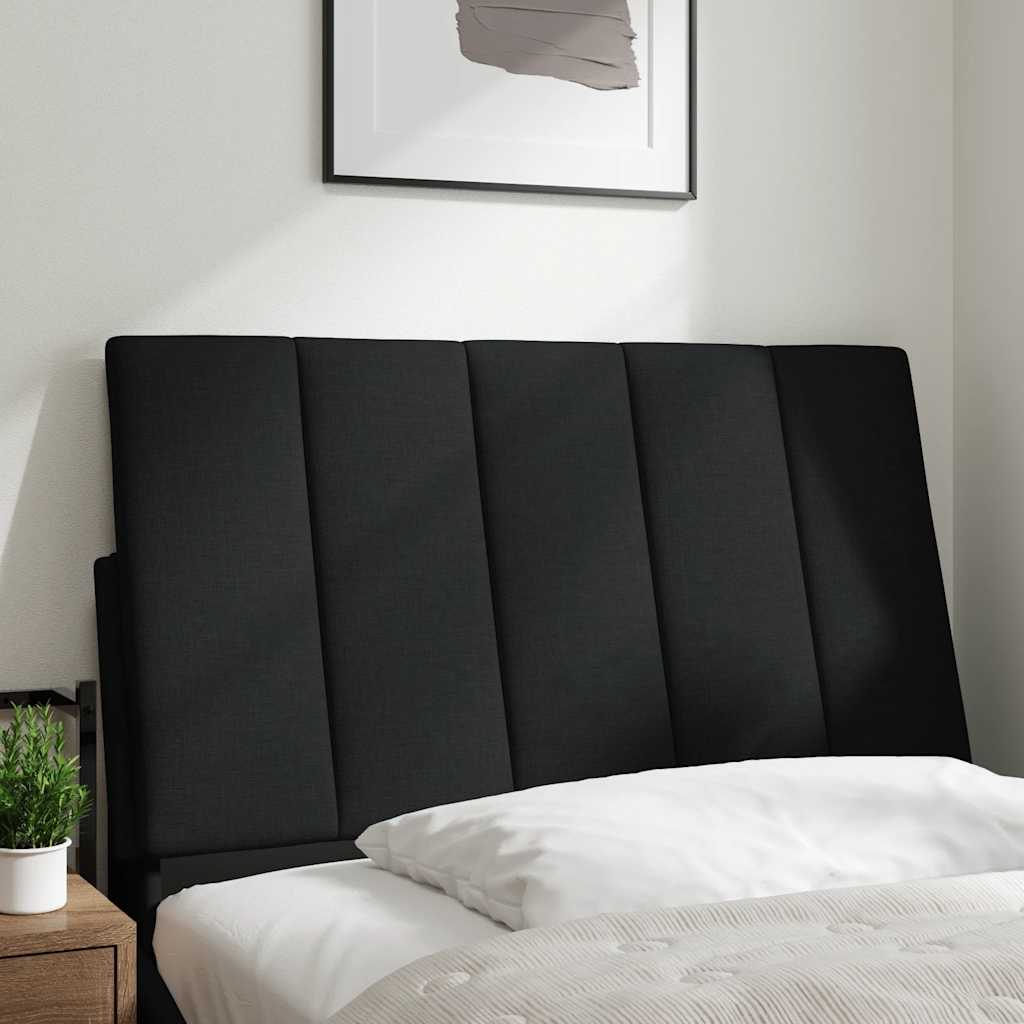 Cuscino Testiera Hanko Nero 90 cm in Tessuto