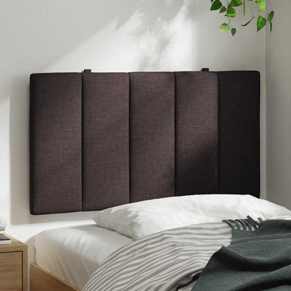 Cuscino Testiera Hanko Marrone Scuro 90 cm in Tessuto