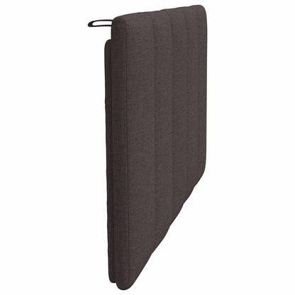 Cuscino Testiera Hanko Marrone Scuro 90 cm in Tessuto