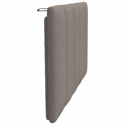 Cuscino Testiera Hanko Tortora 90 cm in Tessuto