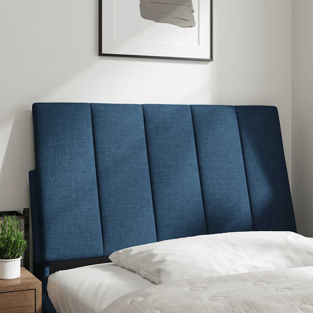 Cuscino Testiera Hanko Blu 90 cm in Tessuto