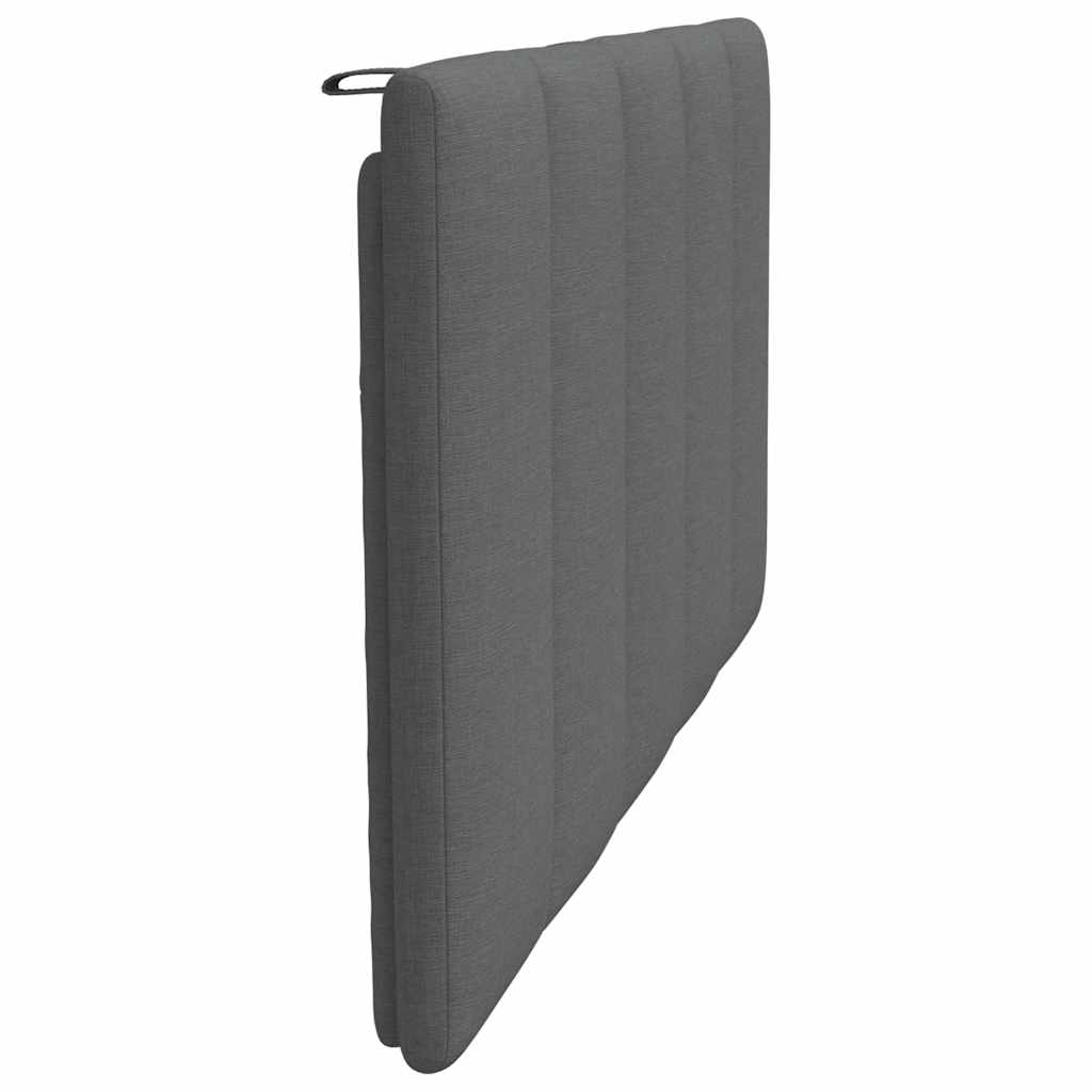 Cuscino Testiera Hanko Grigio Scuro 100 cm in Tessuto