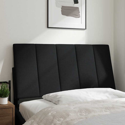 Cuscino Testiera Hanko Nero 100 cm in Tessuto