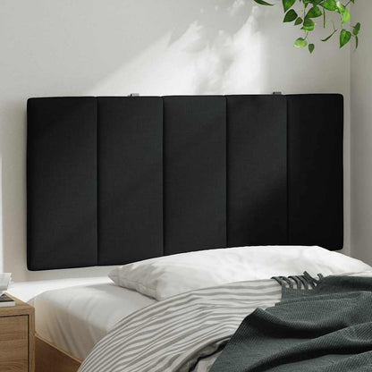 Cuscino Testiera Hanko Nero 100 cm in Tessuto
