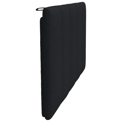 Cuscino Testiera Hanko Nero 100 cm in Tessuto
