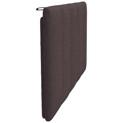 Cuscino Testiera Hanko Marrone Scuro 100 cm in Tessuto