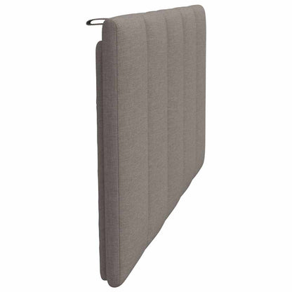 Cuscino Testiera Hanko Tortora 100 cm in Tessuto