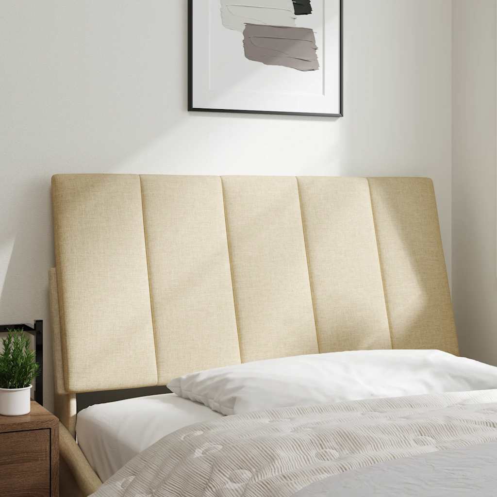 Cuscino Testiera Hanko Crema 100 cm in Tessuto