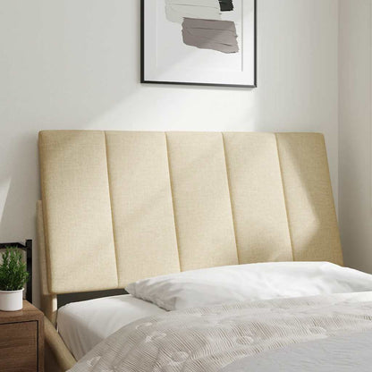 Cuscino Testiera Hanko Crema 100 cm in Tessuto