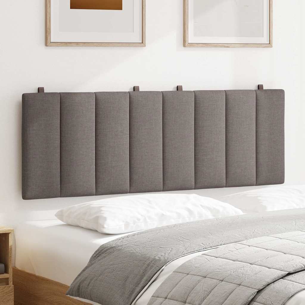 Cuscino Testiera Hanko Tortora 120 cm in Tessuto