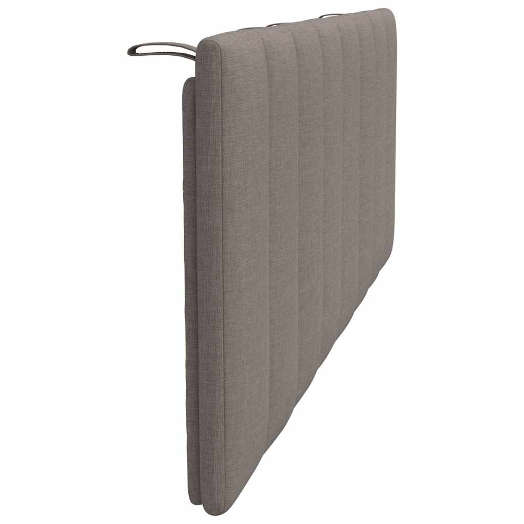 Cuscino Testiera Hanko Tortora 120 cm in Tessuto